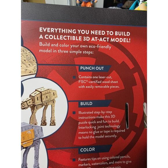 IncrediBuilds: Star Wars: AT-ACT Deluxe Book and Model Set, Incredi Builds - Picture 8 of 16